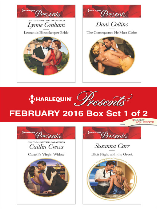 Title details for Harlequin Presents February 2016, Box Set 1 of 2 by Lynne Graham - Wait list